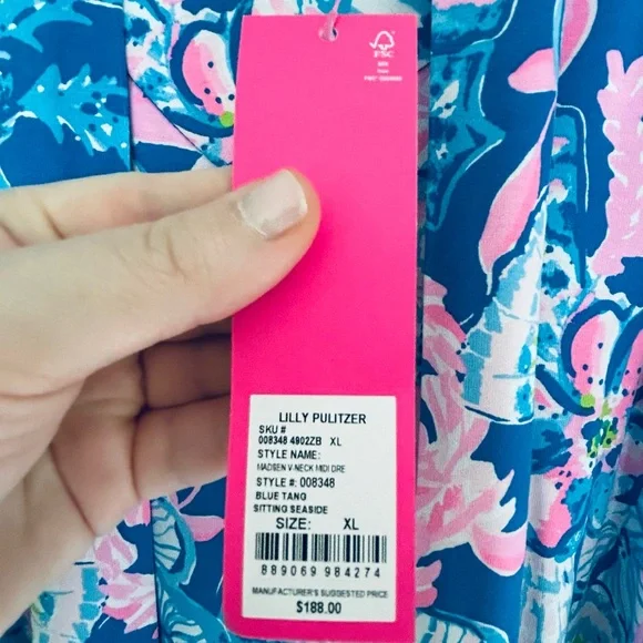 Lilly Pulitzer Floral Sleeveless Maxi Dress - Picture 3 of 6